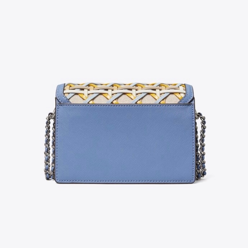 Tory Burch Robinson Woven Mini Shoulder bag - Picture 5 of 7